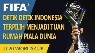 Indonesia Resmi Jadi Tuan Rumah Piala Dunia U-20 di 2021 | Detik detik Fifa Mengumumkan