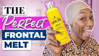 EASY!! MELT A LACE WIG FRONTAL INSTALL- SUPER EASY |LALAMILAN