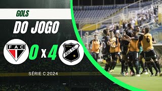 FERROVIÁRIO 0 × 4 ABC GOLS SÉRIE C 2024