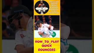 How to play Quick Bouncers? #cricket #bowlingmachine #cricketlover