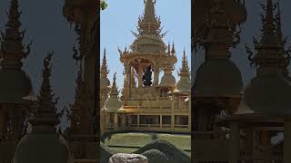 The most visited golden temple in #chiangrai #thailand #travel #shots part-1