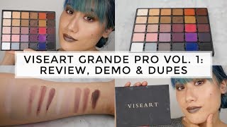 Viseart Grande Pro Vol. 1 - Review, Demo and Swatch Comparisons/Dupes