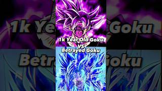 W.I.S | 1K Year Old Goku Vs Betrayed Goku #goku #dragonball #anime #viral