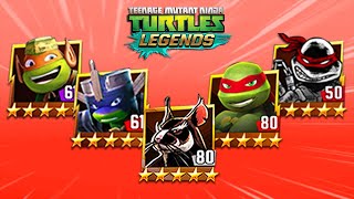 TMNT Legends Splinter, Raph, Mikey Original, Leo Larp, Mikey Larp