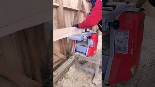 wood planer on work #howtodo #planer #satisfying