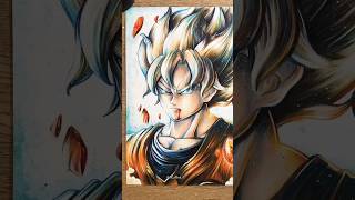 Amazing Drawing Of Goku 🗿 #dandadan #anime #goku #drawing