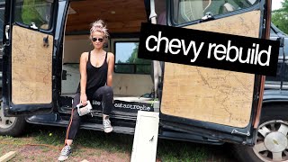 LESS building MORE tacos | chevy van build vlog