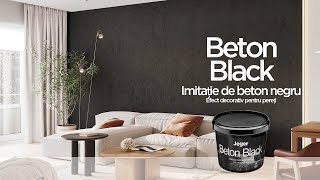 🆕 Imitația unui perete de beton negru - Jeger Beton Black - Video instructiv