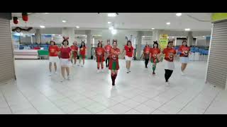 You Make It Feel Like Christmas Line Dance - Demo By D'Sisters & Friends