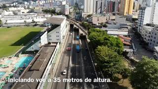 DJI MAVIC AIR Voo centro urbano.