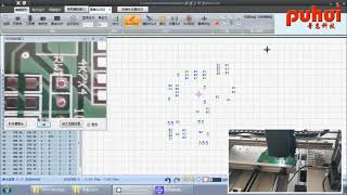 tutor video of  puhui pick and place machine MT-602 P&P file Mark location