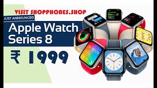 Apple Watch Ultra Clone Unboxing⚡ ₹ 1999 Craziest Apple Series 8 Clone Smartwatch 🤯