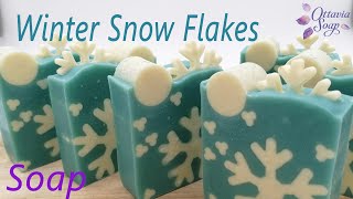 Winter Snow Flakes soap