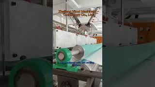 today we'll bring you a 2 memters  high speed composite air bubble film machine