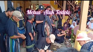 Metua' Memberi makan kepada leluhur I Rambu Solo' Kepercayaan Aluk Todolo Almh.Bokko' Leba di Toraja