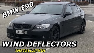 BMW 3 Series (E90) Wind Deflectors Installation