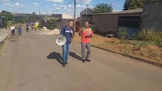 EVANGELISMO com Megafone # Lago Azul Jardim Tropical Go#