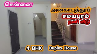 Anagaputhur Next Samayapuram 4 BHK Independent Duplex Villa for sale|Interior with Modular kitchen