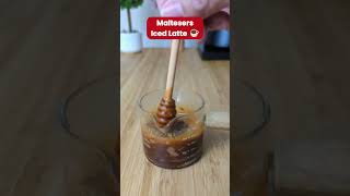 How To Make A Maltesers Iced Latte #shorts #coffee #maltesers