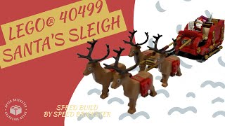 LEGO® 40499 Santa's Sleigh | Speed Build - Speed Brickster