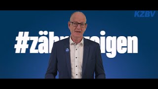 Martin Hendges ruft Patientinnen und Patienten zur Unterstützung der Kampagne „Zähne zeigen“ auf