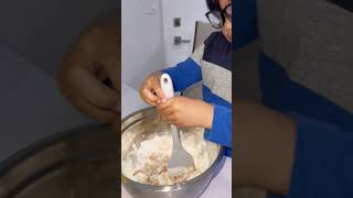 Toddler making #chocolatechipcookies #sweet #toddlers #viral #beta #trending #shorts #qualitytime