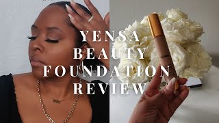 Yensa Beauty Foundation review-Is it worth it?  | Makeup review 2023 | GRWM | Makeup for black women