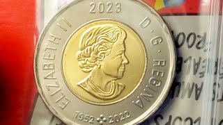 Canada 2023 Circulating QEII Tribute Coins