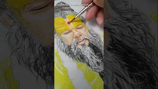 Premanand Ji Maharaj 🙏 || watercolor painting || #drawing #art #premanandjimaharaj #ytshort #shorts