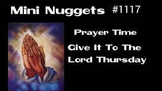 (Prayer Time) - Mini Nuggets #1117 - Jazz and Give it to the Lord Thursday - Min. Fitz