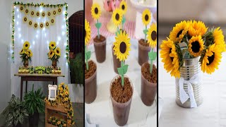 Ideias para festa tema Girassol 🌻