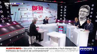 Excellent Jean-Luc Mélenchon ce matin ! Il recadre les journalistes de bfm.