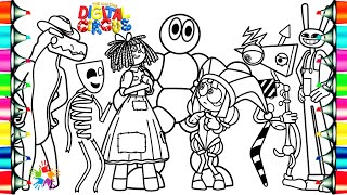 The Amazing Digital Circus Episode 2 Coloring Pages / How to Color New Characters / NCS Music