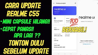 CARA UPDATE REALME C55 | UPDATE REALME