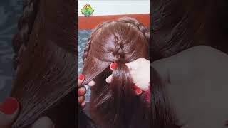 Two side French hairstyle | Half open Hairstyle | Easy and Quick | #youtubeshorts #youtube #ytshorts