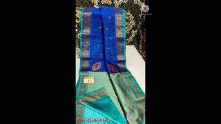 Handwoven banaras tussar silk saree