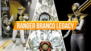 Review Ranger branco versão Power Rangers Legacy Collection Bandai