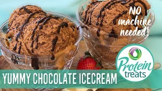 How to Make Ice Cream - Chocolate No Churn recipe! Protein Treats by Nutracelle