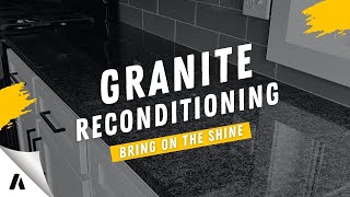 Bringing life back into GREASY, GRIMY, and OILY Granite Countertops || How-To w/Millennial Mark TV