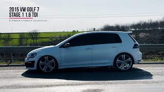 Volkswagen Golf 7 1.6 TDI (Stage 1) 0-100km/h Acceleration (0-150km/h)