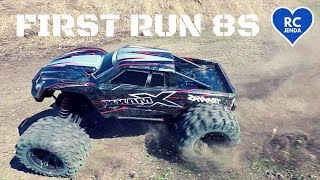 Traxxas X-Maxx 8S 4WD TQi Brushless TSM RTR 1:5 - FIRST RUN 8Sce