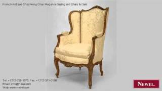 French Antique Chair/wing Chair Regence Seating and Chairs