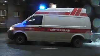 *VERY RARE & OLD* Ambulance turnout from Tartu main base