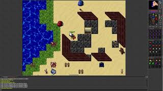 Tibia 7.4 (Azura. Level 44 Mage Hunts in Drefia in Darashia)