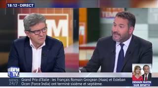 Jean-Luc Mélenchon sur BFMTV ce soir (2/09/2018), le libéralisme et l'Ecologie sont incompatibles