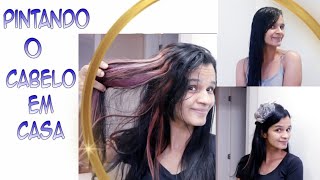 PINTANDO O CABELO EM CASA✨ ADEUS ROXO.