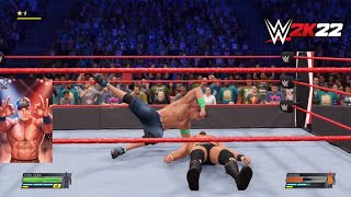 WWE 2K22 - John Cena vs Cesaro Match | PS4Pro Gameplay 4K