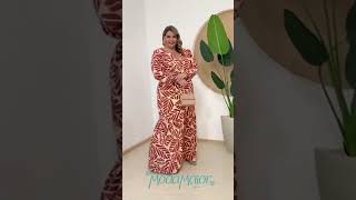 Vestido Plus Size Longo Crepinho Mangas Bufantes