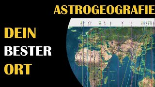 Endlich ankommen am richtigen Ort (Astrogeographie Astrokartographie)