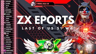 ZX ESPORTS PRESENTS, LAST OF US S1 W6 DAY 4